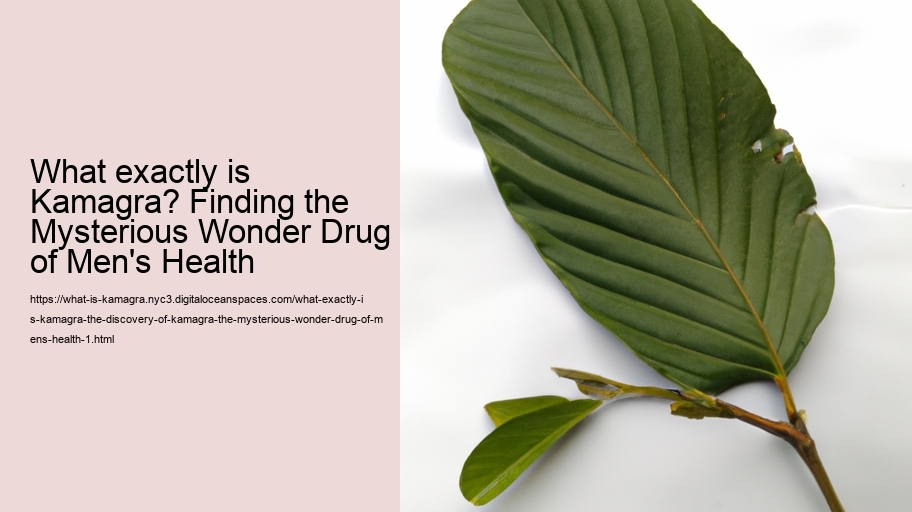 What exactly is Kamagra? The discovery of Kamagra, the Mysterious Wonder Drug of Men's Health