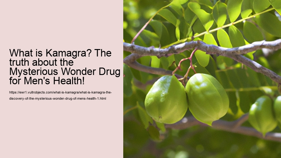 What is Kamagra? The discovery of the Mysterious Wonder Drug of Men's Health